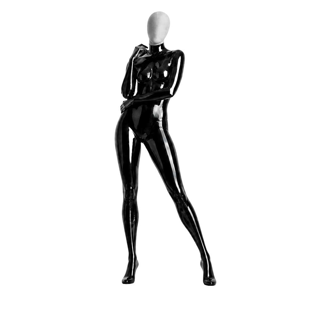 Latex catsuit mannequin — bespoke handcrafted design